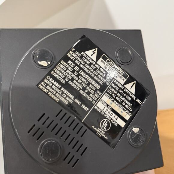 Eye of the Storm Plasma Lightning Globe Vintage 1987 Rabbit Systems Works Great! - Picture 7 of 7